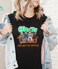 Horror Movie Characters O’Reilly Auto Parts You Can’t Sit With Us Halloween 2024 shirt