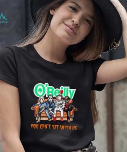 Horror Movie Characters O’Reilly Auto Parts You Can’t Sit With Us Halloween 2024 shirt