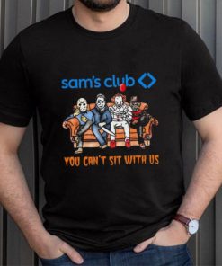 Horror Movie Characters Sam’s Club You Can’t Sit With Us Halloween 2024 shirt