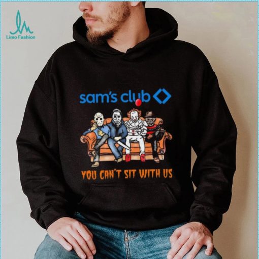 Horror Movie Characters Sam’s Club You Can’t Sit With Us Halloween 2024 shirt