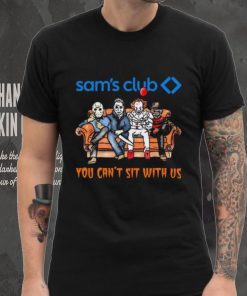 Horror Movie Characters Sam’s Club You Can’t Sit With Us Halloween 2024 shirt