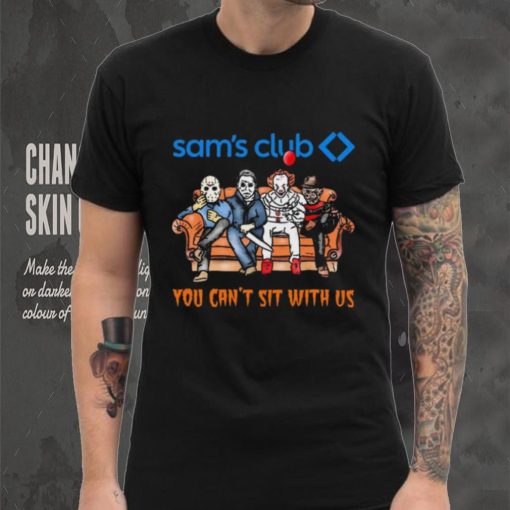 Horror Movie Characters Sam’s Club You Can’t Sit With Us Halloween 2024 shirt