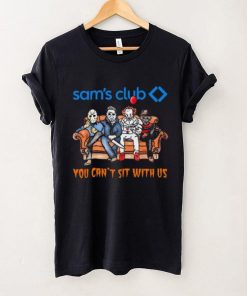 Horror Movie Characters Sam’s Club You Can’t Sit With Us Halloween 2024 shirt