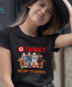 Horror Movie Characters Target You Can’t Sit With Us Halloween 2024 shirt