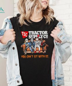 Horror Movie Characters Tractor Supply Company You Can’t Sit With Us Halloween 2024 shirt