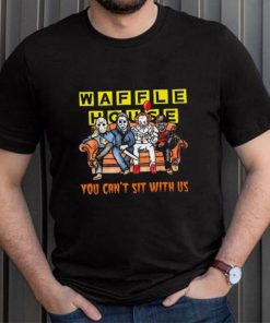 Horror Movie Characters Waffle House You Can’t Sit With Us Halloween 2024 shirt