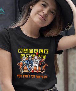 Horror Movie Characters Waffle House You Can’t Sit With Us Halloween 2024 shirt