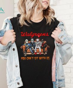 Horror Movie Characters Walgreens You Can’t Sit With Us Halloween 2024 shirt