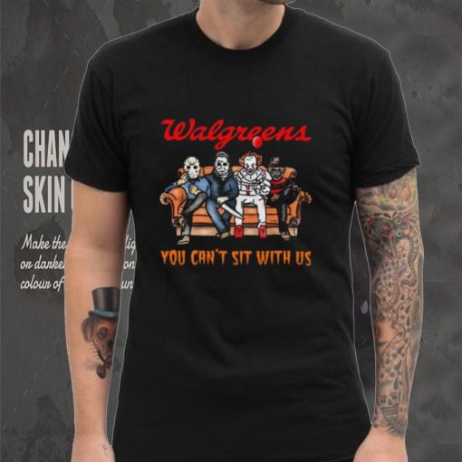 Horror Movie Characters Walgreens You Can’t Sit With Us Halloween 2024 shirt