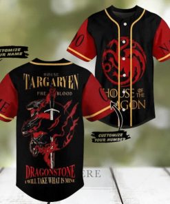 House Of The Dragon Game Of Thrones Baseball Jersey