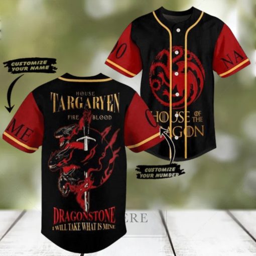 House Of The Dragon Game Of Thrones Baseball Jersey