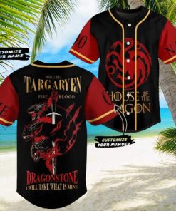 House Of The Dragon Game Of Thrones Baseball Jersey