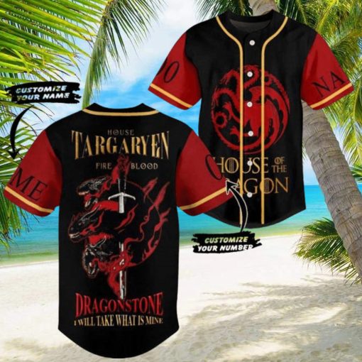 House Of The Dragon Game Of Thrones Baseball Jersey