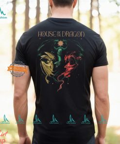 House of the Dragon Tri Dragons Front Print T Shirt