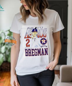 Houston Astros Alex Bregman 2 swing caricature shirt