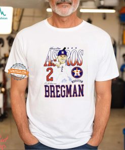 Houston Astros Alex Bregman 2 swing caricature shirt