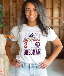 Houston Astros Alex Bregman 2 swing caricature shirt