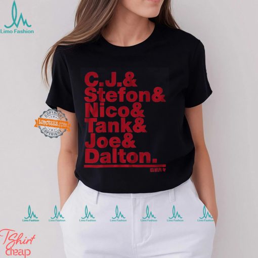 Houston Football Cj & Stefon & Nico & Tank & Joe & Dalton Shirt