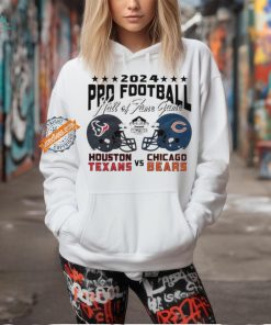 Houston Texans vs Chicago Bears 2024 pro football hall of fame game shirt