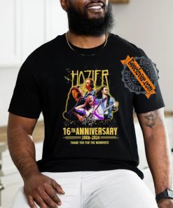 Hozier 2008 2024 16th anniversary thank you for the memories signature shirt