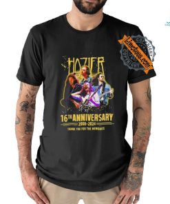 Hozier 2008 2024 16th anniversary thank you for the memories signature shirt