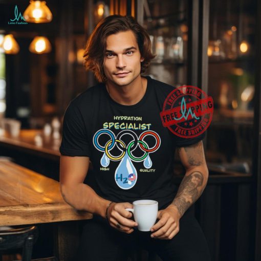 Hydration specialist high quality Olympic logo shirt