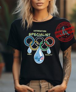 Hydration specialist high quality Olympic logo shirt