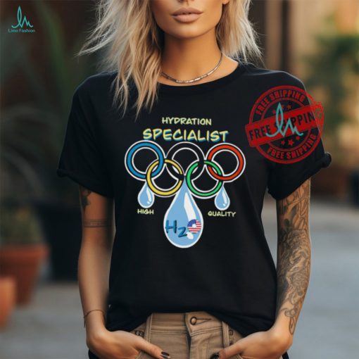 Hydration specialist high quality Olympic logo shirt