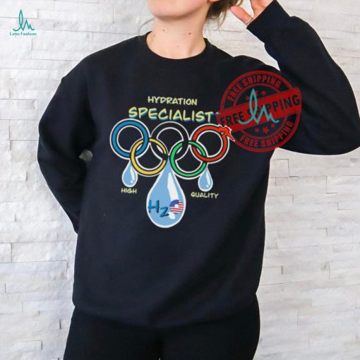 Hydration specialist high quality Olympic logo shirt