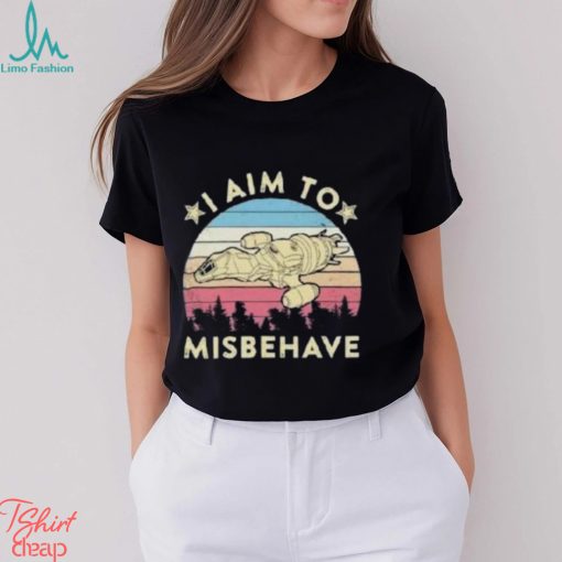 I Aim To Misbehave Firefly Vintage Shirt