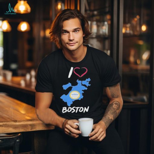 I Love Boston Bostonia Condita Logo T Shirt