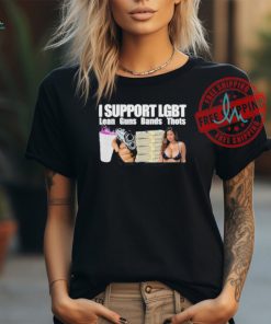 I Support Lgbt Lean Guns Bands Thots Shirt