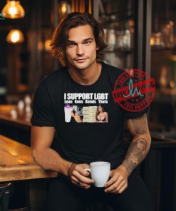 I Support Lgbt Lean Guns Bands Thots Shirt