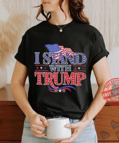 I stand with Trump USA flag shirt, hoodie, sweater, long sleeve and tank top I stand with Trump USA flag shirt