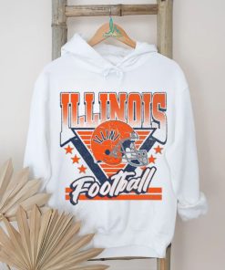 Illinois Fighting Illini Retro Football Helmet Shirt