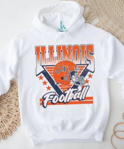 Illinois Fighting Illini Retro Football Helmet Shirt