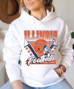 Illinois Fighting Illini Retro Football Helmet Shirt