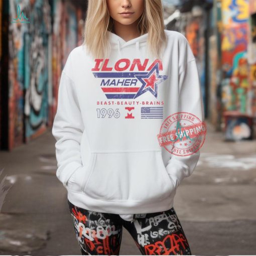 Ilona Maher Red, White & Season 2 Cotton Tee Shirt