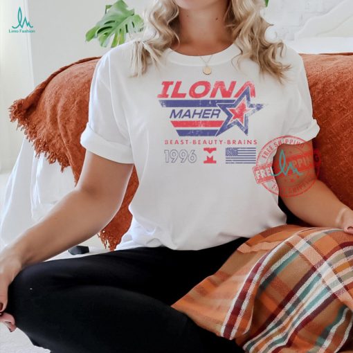 Ilona Maher Red, White & Season 2 Cotton Tee Shirt