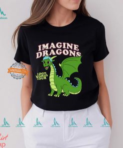 Imagine Dragons Loom World Tour Cartoon Dragon T Shirt