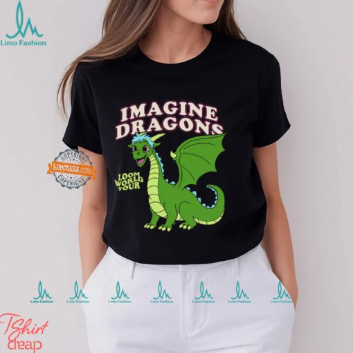 Imagine Dragons Loom World Tour Cartoon Dragon T Shirt