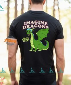 Imagine Dragons Loom World Tour Cartoon Dragon T Shirt