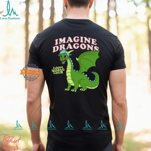 Imagine Dragons Loom World Tour Cartoon Dragon T Shirt