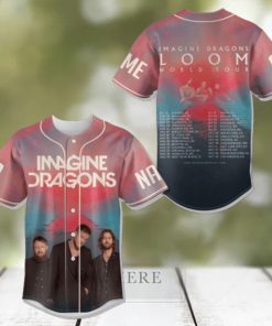 Imagine Dragons Loom World Tour Custom Baseball Jersey