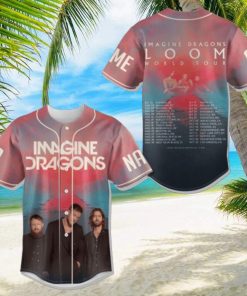 Imagine Dragons Loom World Tour Custom Baseball Jersey