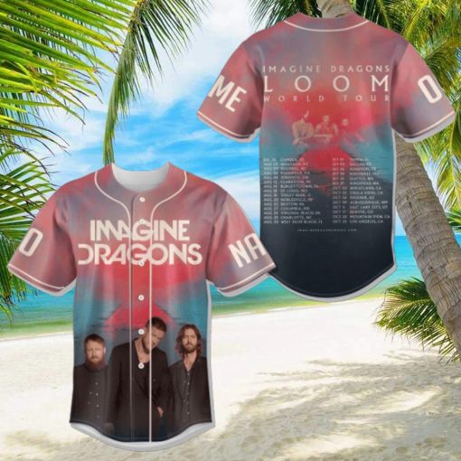 Imagine Dragons Loom World Tour Custom Baseball Jersey