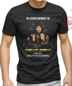 In Loving Memory Of Shelley Duvall 1949 2024 Thank You For The Memories Signature Shirt
