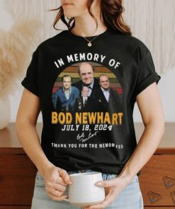 In Memory Of Bod Newhart 2024 Thank You For The Memories T Shirt