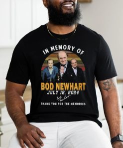 In Memory Of Bod Newhart 2024 Thank You For The Memories T Shirt