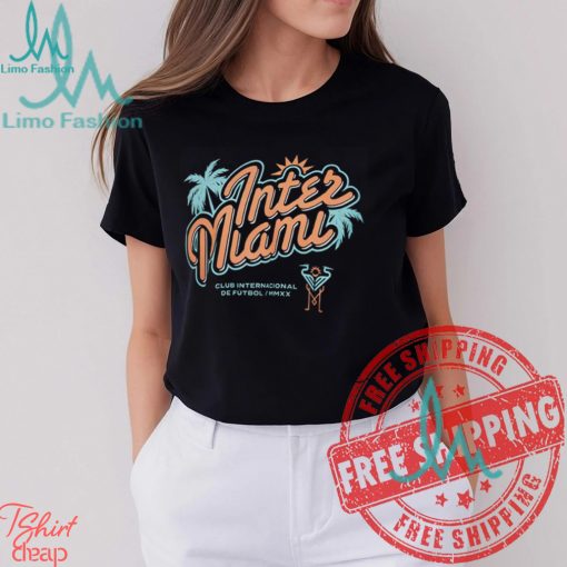 Inter Miami Cf Retro Palm Heavy Relaxed T shirt